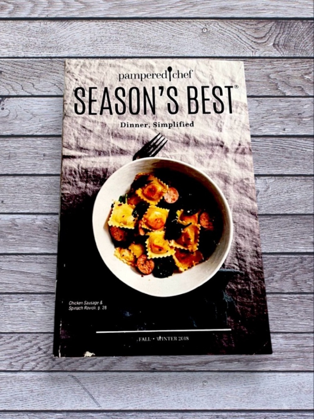 Pampered Chef Season’s Best Fall / Winter 2018 recipe booklet
